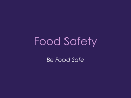 Food Safety - Drexel University