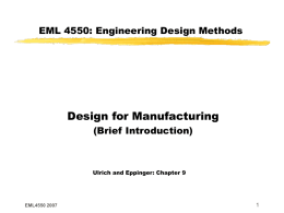 Design for Manufacturing-1