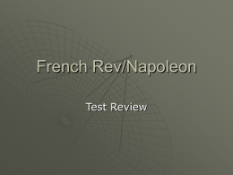 French Rev/Napoleon