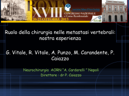 Diapositiva 1 - Neurochirurgo Dott. Giovanni Vitale