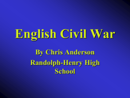 English Civil WAr