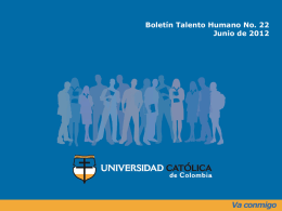 Cumpleaños de Junio 2012 - Universidad Católica, Boletines