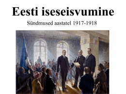 Eesti iseseisvumine