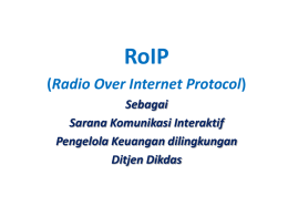 RoIP - Portal WebSAI