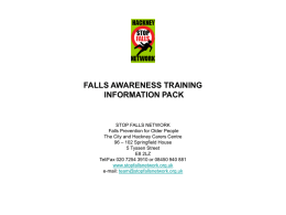 falls awareness training information pack - MRS