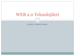 WEB 2.0 Teknolojileri