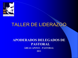 TALLER DE LIDERAZGO - Salesianos Puerto Montt