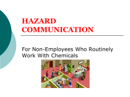Hazard Communication Training for Non