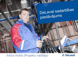 DeLaval prezentācija - Latvijas Lauksaimniecības Kooperatīvu