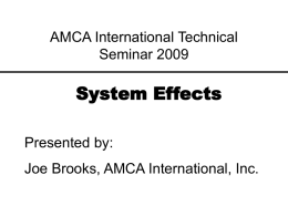 Mark Stevens - System Effects - Air Movement and Control Association