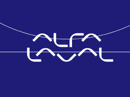 Alfa Laval Group Presentation 2003