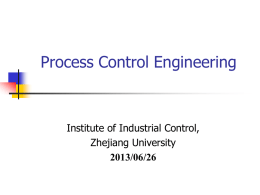 Important Terms and Objective of Process Control Systems（过程