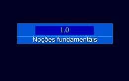 PSDS - 10 - Noções fundamentais