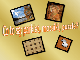 Co to są parkiet, mozaika, puzzle? Parkiety w sztuce.