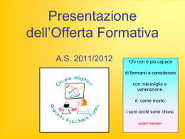 PIANO DELL`OFFERTA FORMATIVA