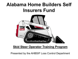 Skid Steer Training - Home Builders Association of Alabama