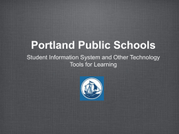 Infinite Campus - Portland Public Schools