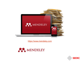 Mendeley - Ci20 pbworks