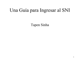 SNI y (Academía Mexicana de Ciencias)