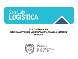 COMERCIO EXTERIOR - San Luis Logistica