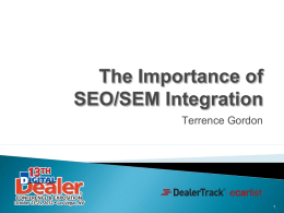 The Importance of SEO/SEM Integration