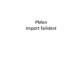 Import failidest