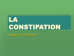 LA CONSTIPATION - Soignant en E.H.P.A.D.fr