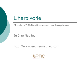 Herbivorie - Jérôme Mathieu