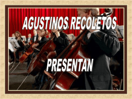 VOCACIÓN - Agustinos Recoletos