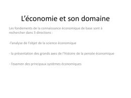 economie et son domaine - Le Blog des BTS du CFA de Bourges