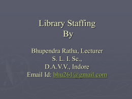 Library Staffing