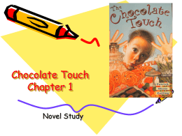 Chocolate Touch Vocab