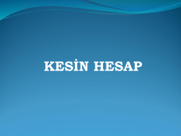 Kesin hesap (21 Kasım 2013)