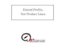 021014 Extend Profits, Not Product Lines