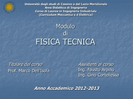 Introduzione - Università degli Studi di Cassino