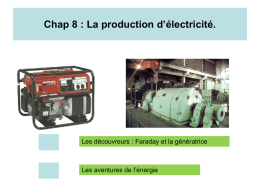 Chapitre 08 - La production d`electricité
