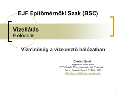9_ea_vizellatas - Vízellátási és Környezetmérnöki Intézet