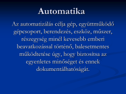 Aut_1 - Automatizálás