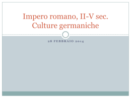 Impero romano, II-V sec. - Filologia, Letteratura e Linguistica
