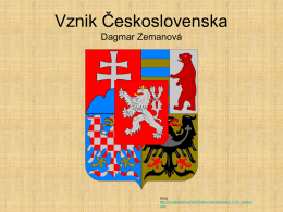 Vznik Československa (4006912)