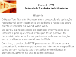 Protocolo de Transferência de Hipertexto