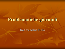 Problematiche giovanili