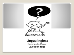 Tag questions - Instituto Montessori