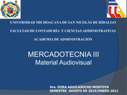 Diapositiva 1 - Facultad de Contaduría y Ciencias Administrativas