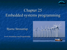 Embedded Systems Programming - Bjarne Stroustrup`s Homepage