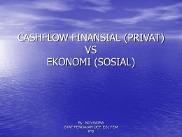 Cashflow Finansial (Privat) Vs Ekonomi