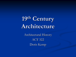 19th Century Architecture