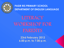 File Here - Pasir Ris Primary School