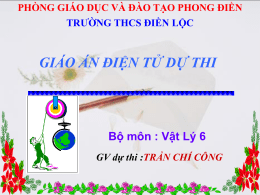 RÒNG RỌC - THCS Điền Lộc