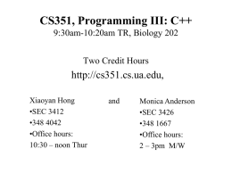 Introduction - CS351 Main Page